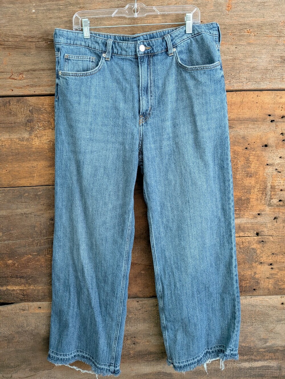 &Denim Women's Wide Leg High Waist Jeans Size 16